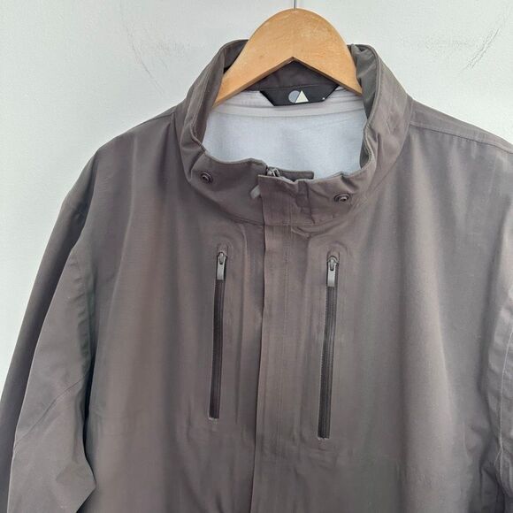 Clothing Arts Men’s Charcoal Grey Cubed Travel Waterproof Windproof Lightweight - Picture 7 of 16